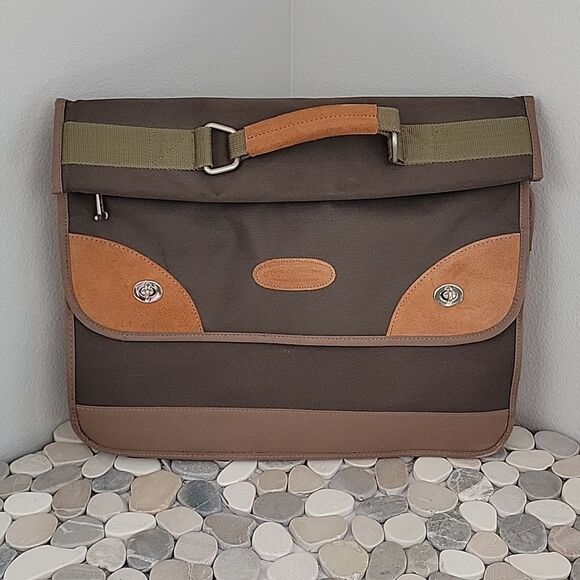 Vintage McGuire Nicholas briefcase messenger bag - Picture 1 of 13